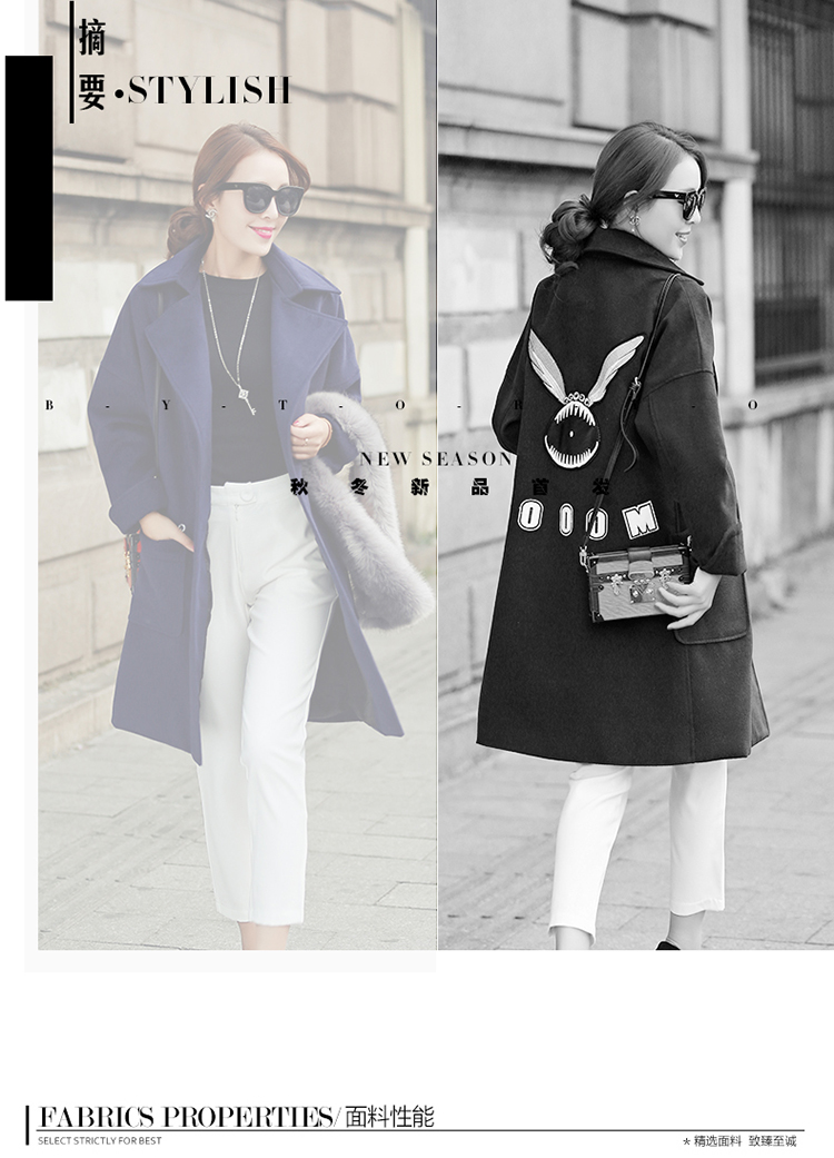 The chaplain again boutique cotton wool coat women so thick long 2015 Ms. winter clothing women jacket? gross in long thin Korean version of the video 