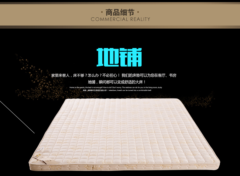 
                                                            床垫 记忆棉海棉床褥定制 乳胶垫单人宿舍学生上铺下铺0.9米1.8米垫子 双人床垫榻 记忆棉蓝色 6.5厘米厚 0.9*1.9米                