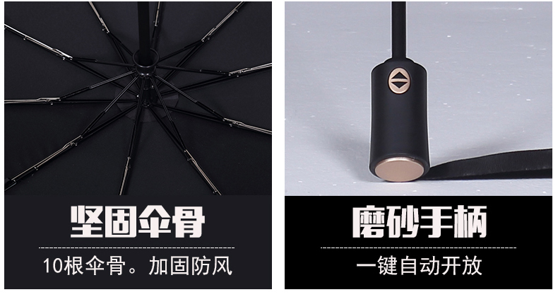
                                        蓝雨伞折叠韩国超大号自动伞女双人511雨伞男长柄遮阳伞晴雨两用 折叠款双人-双层抗风                