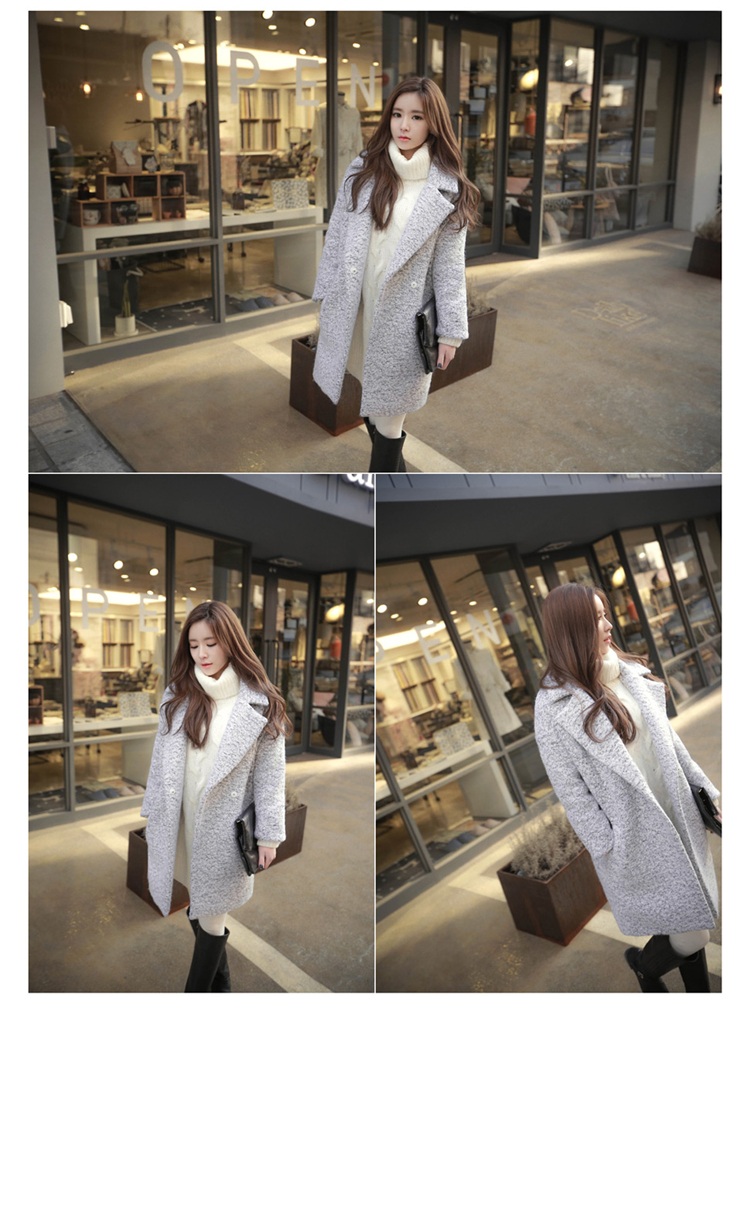 Keini Gloria female hair? 2015 autumn and winter coats the new Korean college wind in stylish long loose a wool coat gray S picture, prices, brand platters! The elections are supplied in the national character of distribution, so action, buy now enjoy more preferential! As soon as possible.