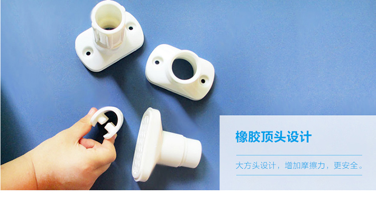 菲尔特不锈钢可伸缩浴帘杆窗帘杆衣柜撑杆 双用加厚110-200CM