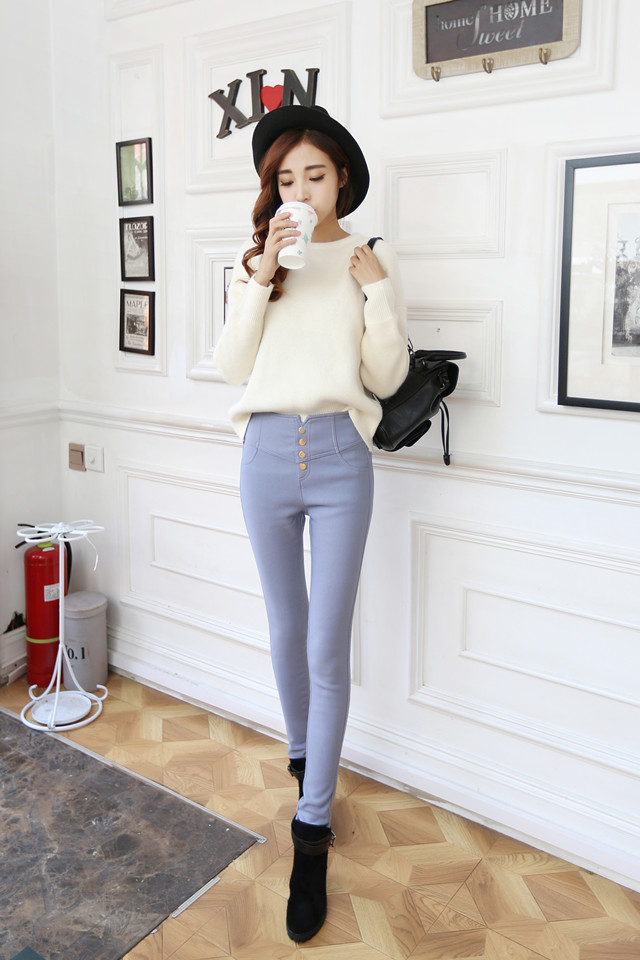 2015 Autumn and winter Zz&ff new Korean large relaxd the lint-free thick pencil Castor, forming the elastic trousers leisure video thin black trousers XXXL picture, prices, brand platters! The elections are supplied in the national character of distribution, so action, buy now enjoy more preferential! As soon as possible.