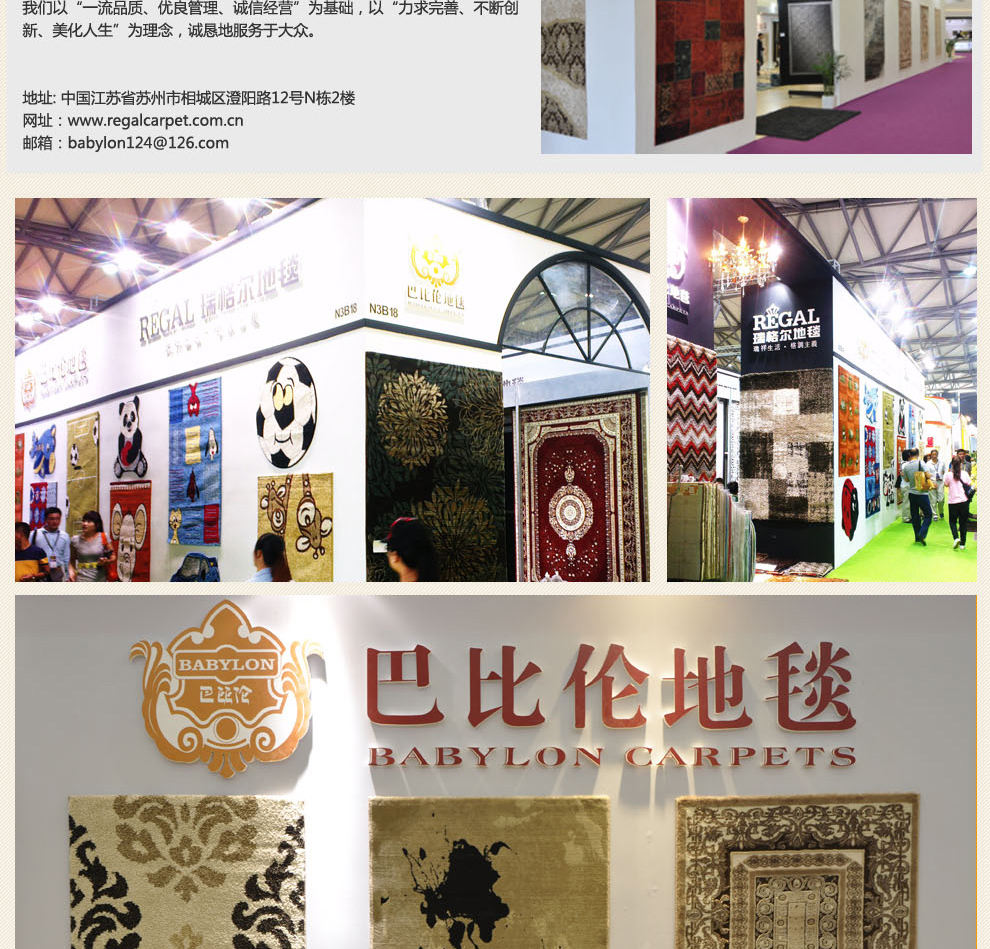 
                                        巴比伦（babylon）进口丙纶仿羊毛客厅茶几卧室门垫厨房阳台飘窗地毯 1607-75 800MMx1500MM                