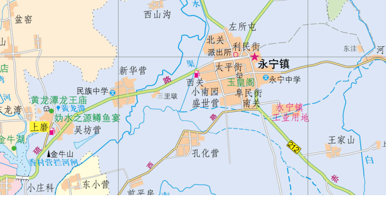 2021北京市延庆区交通旅游图 延庆地图 延庆旅游地图 858mm*580mm