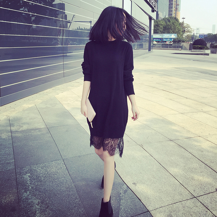 西西小可 裙子2015新品沙滩裙显瘦短袖包臀连衣裙女秋款lyq00341  灰色 M