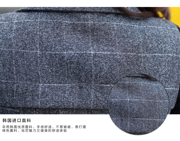 佳衣名品 2015秋款女装马甲长裤两件套 韩版时尚套装 M8005 灰色 XXL