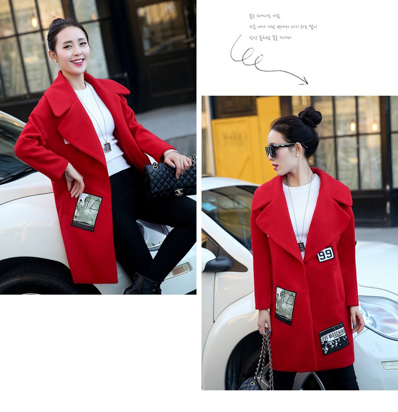 Overnight snow 2015 new era of autumn and winter Sau San Korean girl in gross? jacket long stylish shoulder wool coat female thick red? M picture, prices, brand platters! The elections are supplied in the national character of distribution, so action, buy now enjoy more preferential! As soon as possible.