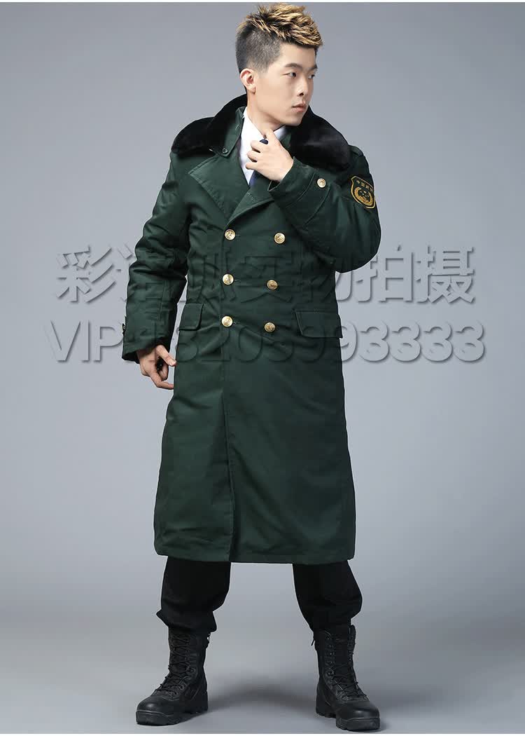 荒漠户外潮流空军消防大衣常服大衣运动加长执勤大衣御寒防水保暖防寒