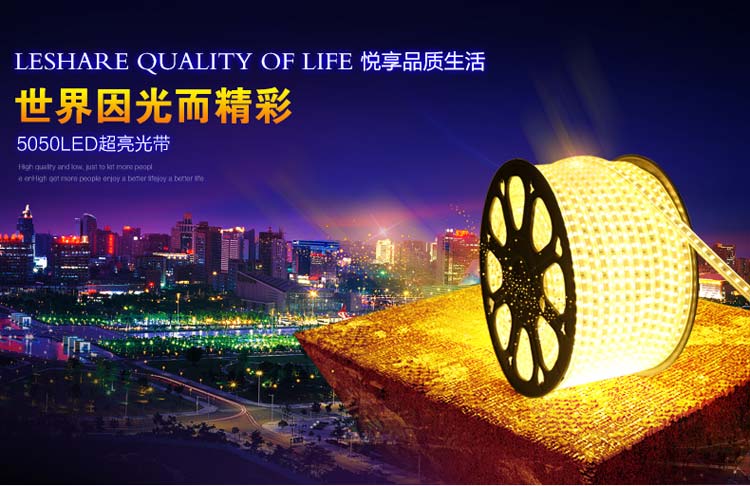 
                                        星光耀程LED灯带天花吊顶灯带3528客厅暗槽贴片灯带5050超高亮柜台防水灯条带灯条 暖光和白光和蓝光用插头                