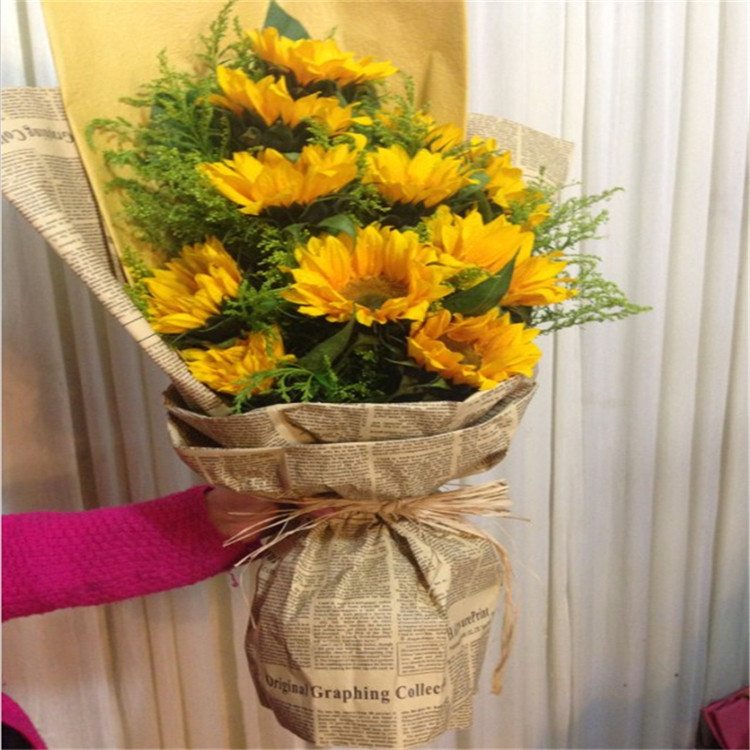 梦馨鲜花旗舰店11朵向日葵杭州上海北京送花