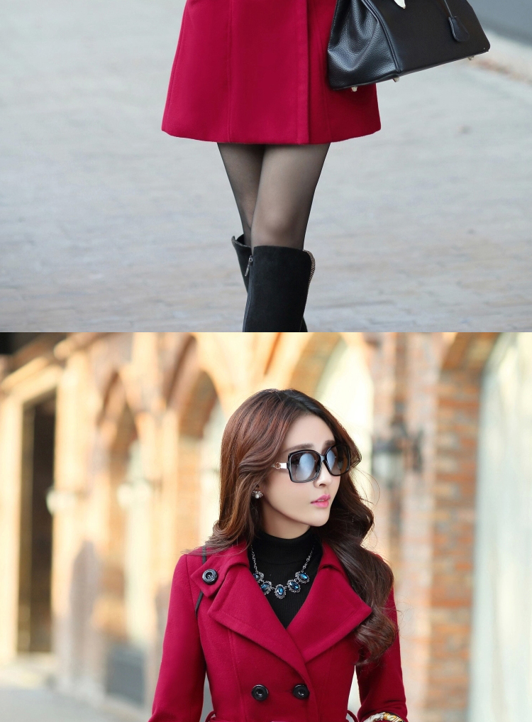 Better, Yi 2015 autumn and winter new products for women new Korean version of Sau San? In gross jacket long a wool coat cashmere M8097 wine red XL Photo, prices, brand platters! The elections are supplied in the national character of distribution, so action, buy now enjoy more preferential! As soon as possible.