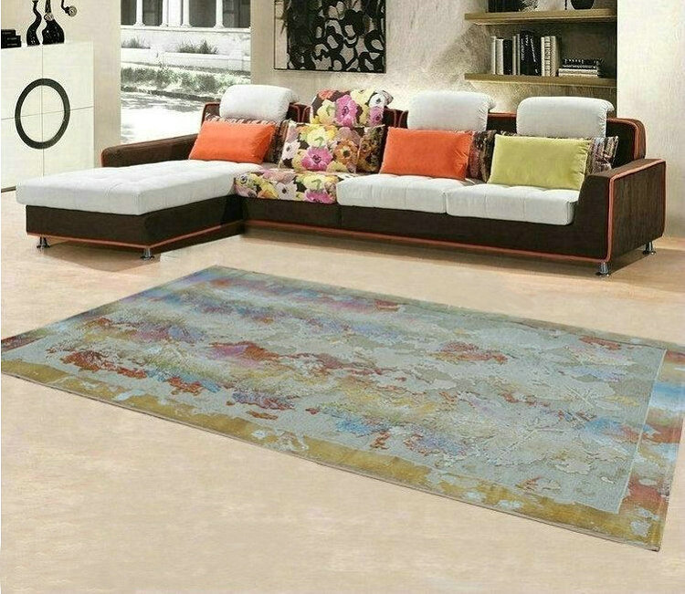 埃及进口客厅地毯 现代时尚地毯卧室床边毯  床边毯 Q20-4W 160*230cm