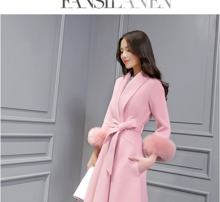 Ms Audrey Eu Bai Ya 2015 winter new Korean fashion v-neck autumn and winter coats that? long hair? jacket 6690 Sau San rouge toner XL Photo, prices, brand platters! The elections are supplied in the national character of distribution, so action, buy now enjoy more preferential! As soon as possible.