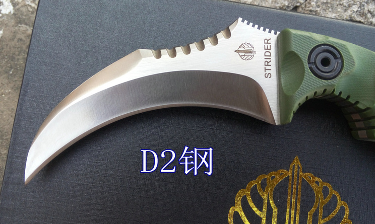 居家乐 百炼代工挺进者鹰爪刀 蝎子爪刀折叠爪刀直刀爪刀精品刀具小刀