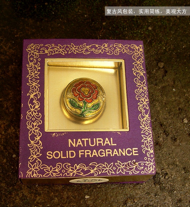 瓦纳（vanare） 印度之歌车载香薰水  铜花香膏固体香皮肤香
