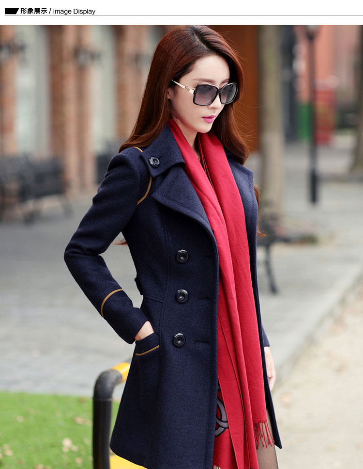 Ms Audrey EU Bai Ya 2015 autumn and winter new products Women Korean female jacket is 