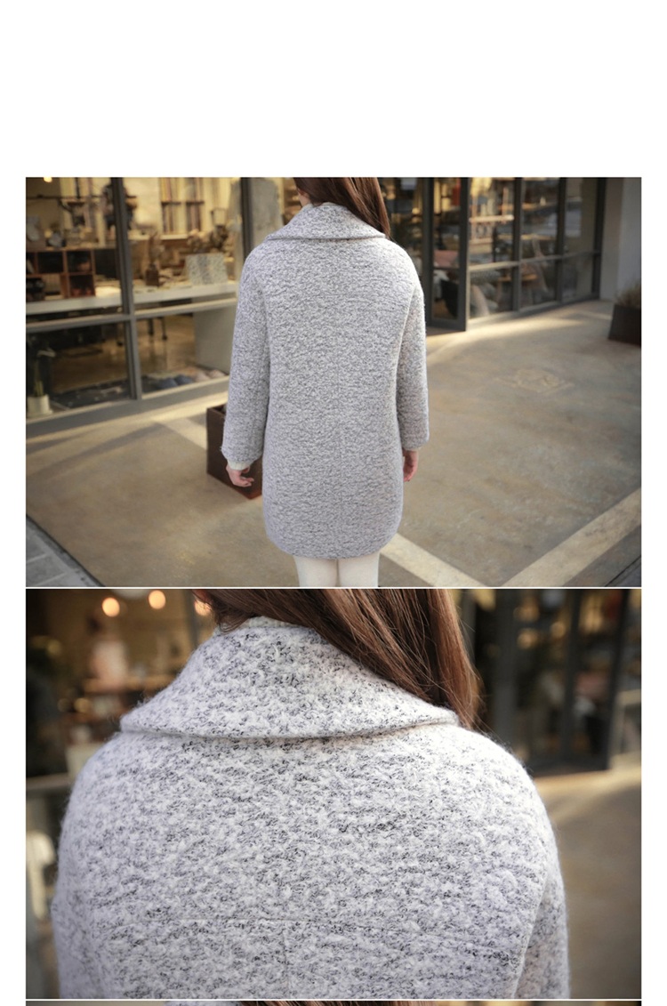 Keini Gloria female hair? 2015 autumn and winter coats the new Korean college wind in stylish long loose a wool coat gray S picture, prices, brand platters! The elections are supplied in the national character of distribution, so action, buy now enjoy more preferential! As soon as possible.