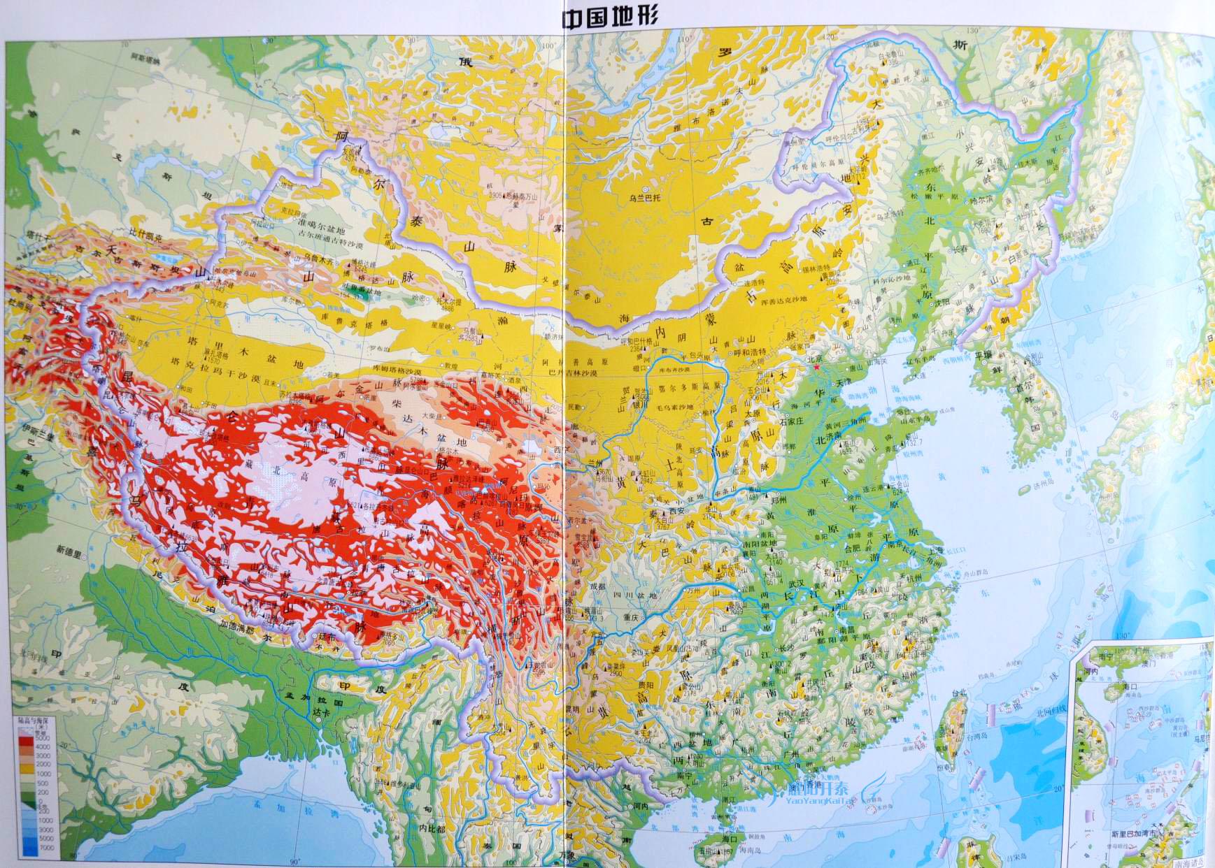 北斗地图图文详解 新课标中学地理图文详解 指导地图册 北斗地图考试图片