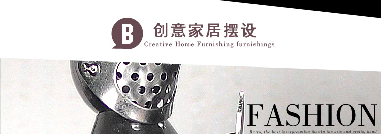 翻旧事 铁艺武士装饰品摆件 欧式工艺品礼品 家居摆设装饰品 6058 0