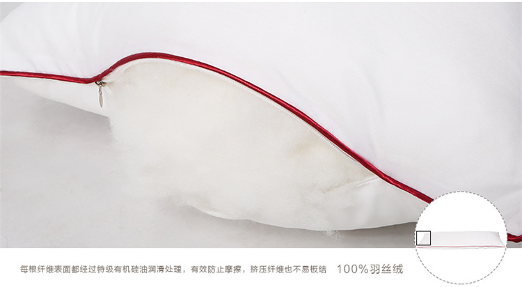 
                                        欧莉斯（olies）水洗长枕头双人枕1.2/1.5/1.8米情侣双人枕头枕芯 长枕芯+婉君枕套1.5米                