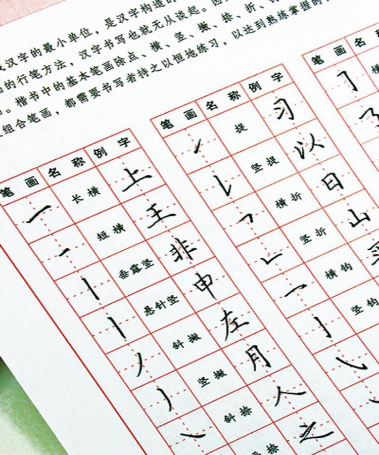 楷书笔画偏旁-田英章硬笔书法入门教程 9787313100047
