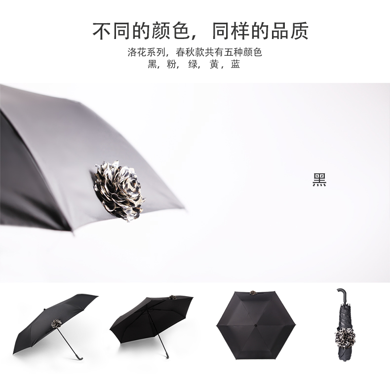 Banana Umbrella蕉下花球伞遮阳伞女防紫外线太阳伞防晒伞 粉色