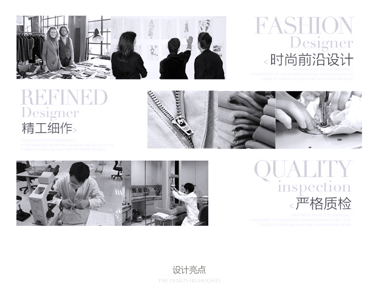 菲诗达 秋装外套中长款格子西服韩版休闲小西装外套英伦时尚潮2015秋冬新款 蓝色 XL