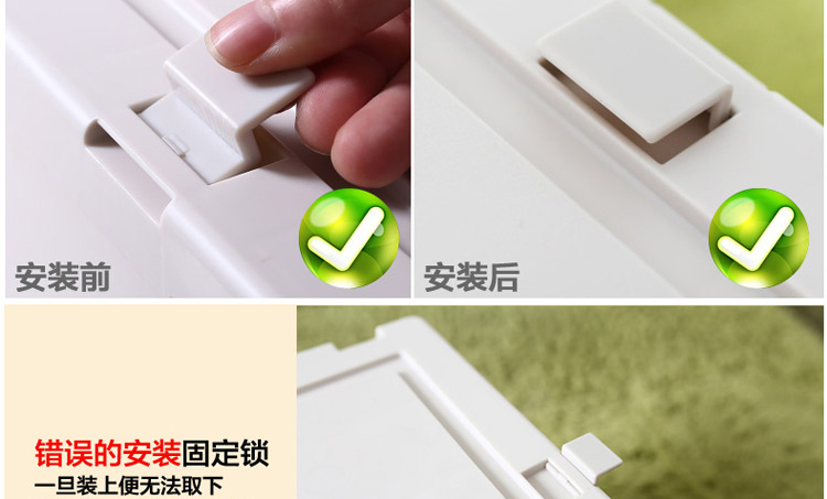 天马Tenma 高品质抽屉式收纳柜 塑料收纳箱 加厚可叠加收纳箱轮子另配 儿童房组合储物柜 4530大号单个装