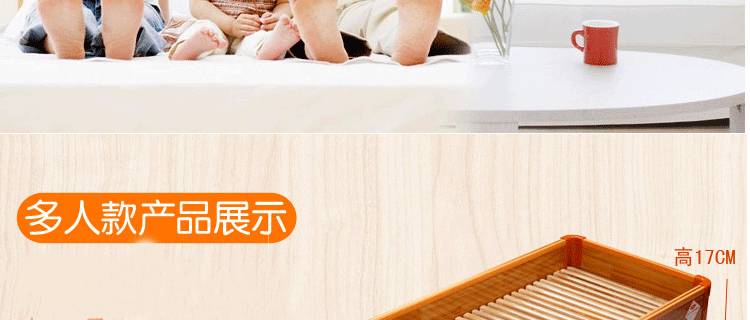 安礼轩创意木取暖器家用电火桶烤火炉火箱能暖脚器 三人款70