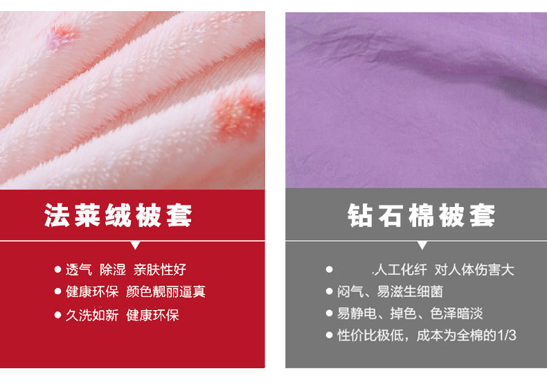 闺之恋 加厚法莱绒被套单双人珊瑚绒保暖被罩套单件 英伦风 180*200cm