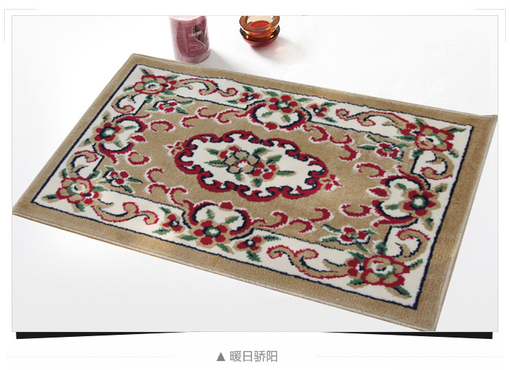 享家康可系列欧式除尘防滑入户门垫60*90㎝门口垫  地垫 脚垫 进门地垫 暖日骄阳