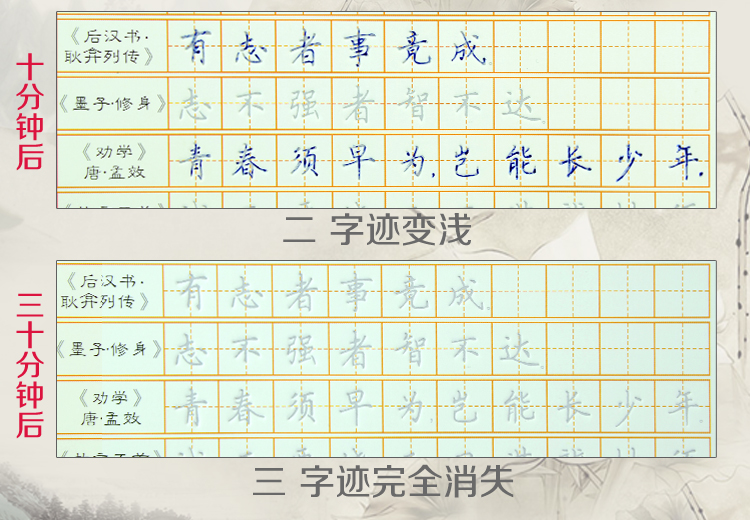 给孩子练练字吧!一手好字,受益一生。凹槽设计