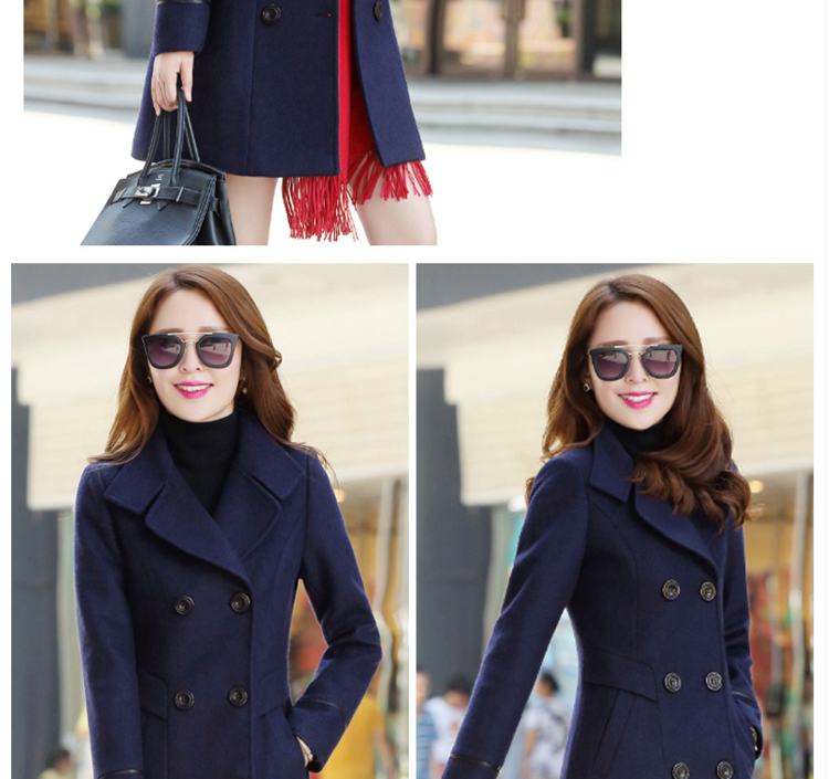 Korea's 2015 Autumn new Korean fashion in the Sau San long large female double-a wool coat X3335 wine red XXXL picture, prices, brand platters! The elections are supplied in the national character of distribution, so action, buy now enjoy more preferential! As soon as possible.