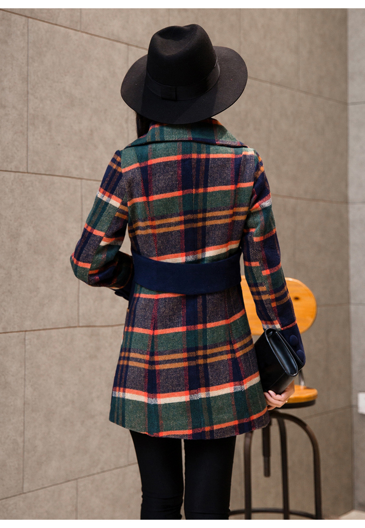 Li Mei wool coat women 2015? autumn and winter new graphics in Sau San thin long latticed wool a wool coat larger windbreaker coffee latticed XL Photo, prices, brand platters! The elections are supplied in the national character of distribution, so action, buy now enjoy more preferential! As soon as possible.