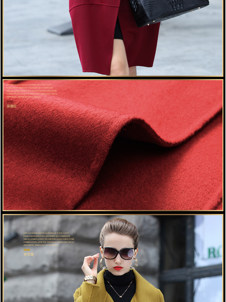 The achievement of the 2015 autumn and winter new Korean fashion in the Sau San? long double-sided female jacket coat gross violet XXL picture, prices, brand platters! The elections are supplied in the national character of distribution, so action, buy now enjoy more preferential! As soon as possible.