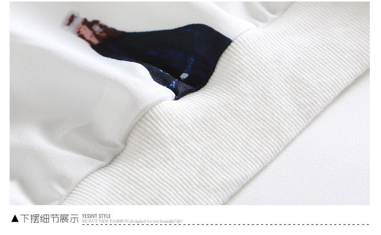 Shin Sung autumn 2015 New Product Code women stylish plus loose stretch cartoon lint-free digital printing long-sleeved-shoulder lace forming the T-shirts white plus lint-free, 15407 XL recommendations 134-144 catty picture, prices, brand platters! The elections are supplied in the national character of distribution, so action, buy now enjoy more preferential! As soon as possible.