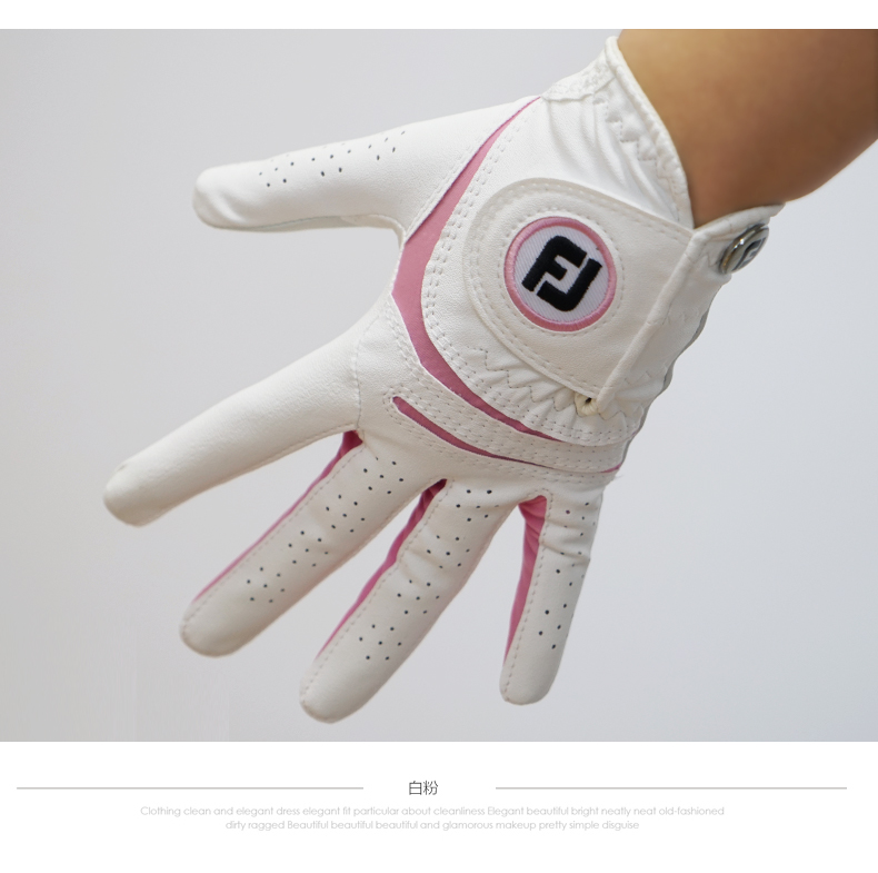 footjoy fj高尔夫手套 女士weathersof手套 小羊皮手套 女款手套双手