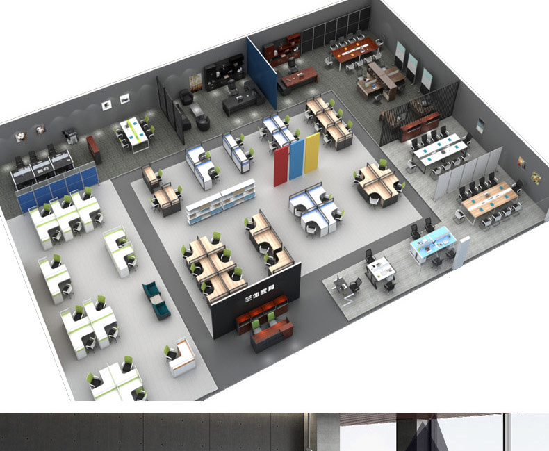 美轩戈老板桌办公桌简约现代办公家具大气大班台新中式时尚总裁桌经理桌主管桌办公室电脑桌老板办公桌椅组合 花桃 定制颜色(联系客服)