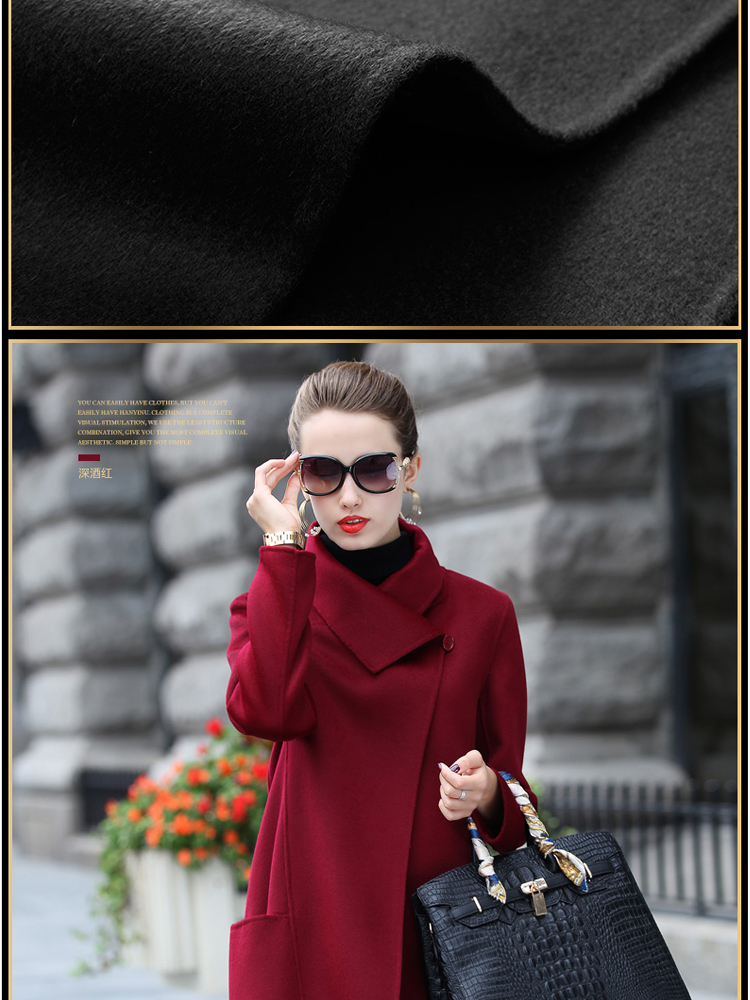 The achievement of the 2015 autumn and winter new Korean fashion in the Sau San? long double-sided female jacket coat gross violet XXL picture, prices, brand platters! The elections are supplied in the national character of distribution, so action, buy now enjoy more preferential! As soon as possible.