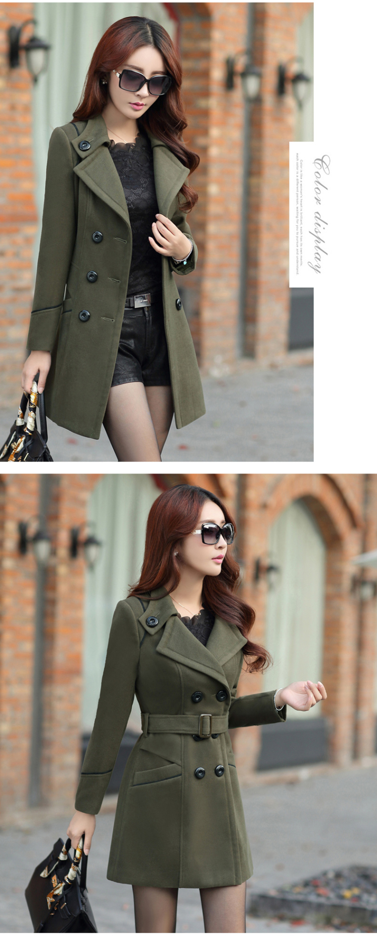  2015 Autumn as clothing and auspicious New stylish for women in the medium to long term, Sau San Mao jacket coat women? 8858 wine red M picture, prices, brand platters! The elections are supplied in the national character of distribution, so action, buy now enjoy more preferential! As soon as possible.