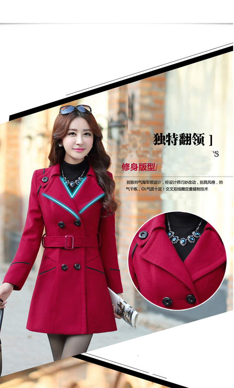 Gigi Lai of far gross? female 2015 Autumn coat for women Fall/Winter Collections new Korean long hair in Sau San? 8858 wine red jacket XXL picture, prices, brand platters! The elections are supplied in the national character of distribution, so action, buy now enjoy more preferential! As soon as possible.