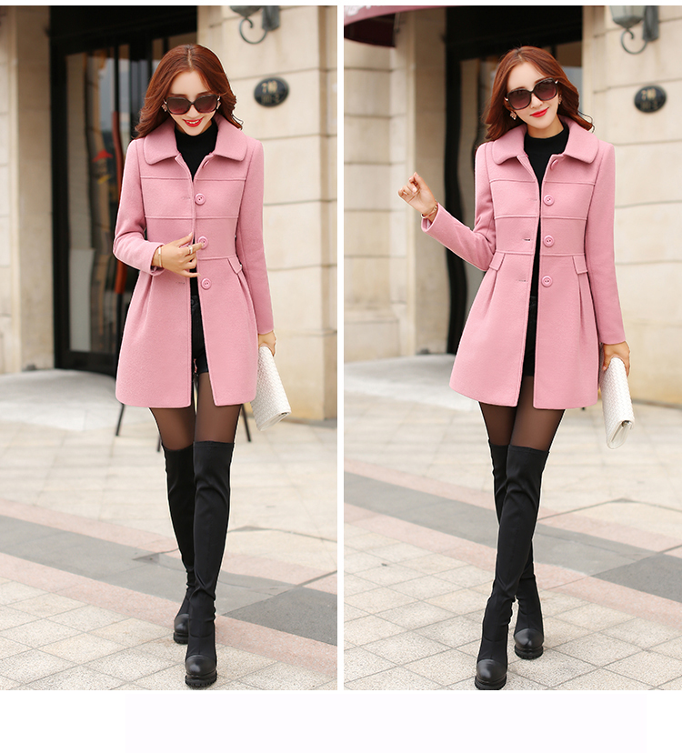 Love Rowse 2015 autumn and winter new Korean version of Sau San video thin hair? jacket a wool coat pink L picture, prices, brand platters! The elections are supplied in the national character of distribution, so action, buy now enjoy more preferential! As soon as possible.