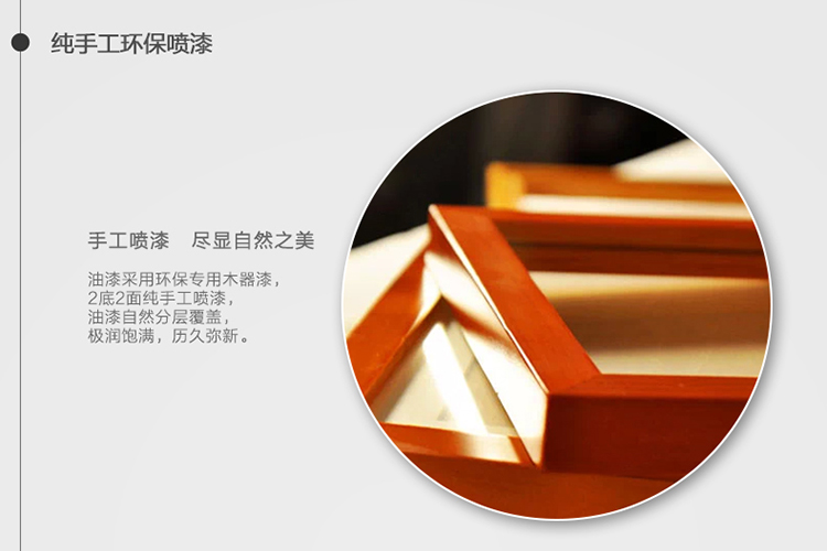 
                                        梓晨 实木挂墙相框 16寸 创意挂墙 摆台画框 白色 16寸1个挂式横竖可挂                