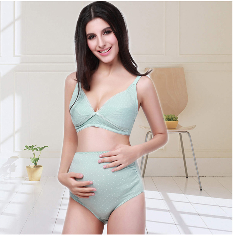 艾尚云芷 前开扣孕<em>产妇</em>用品 <em>哺乳文胸</em>胸罩 纯棉