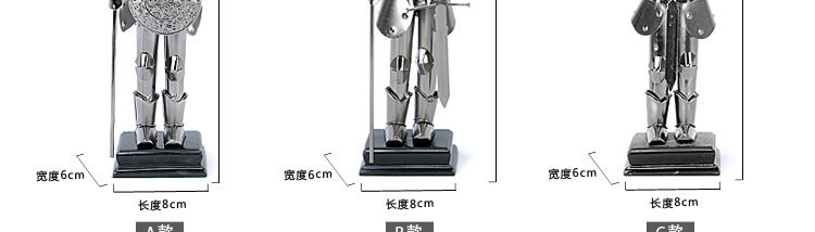 翻旧事 铁艺武士装饰品摆件 欧式工艺品礼品 家居摆设装饰品 6058 0