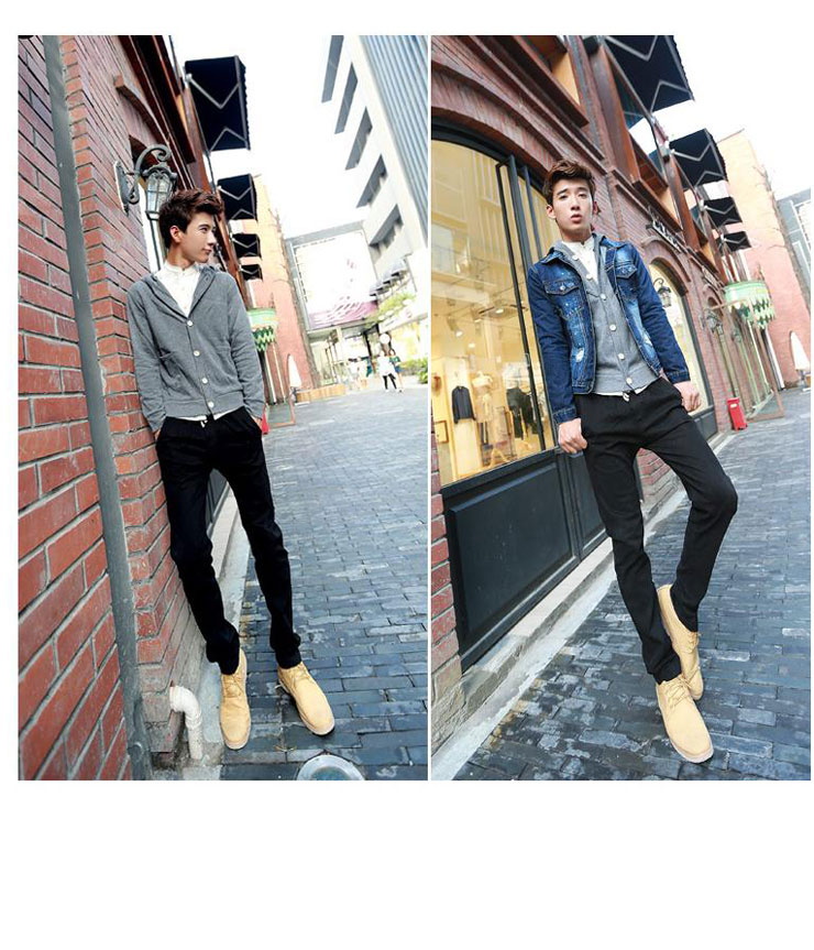 悦欣之恋 秋冬新款 连帽<em>开衫</em>加大<em>码开衫</em>男针织