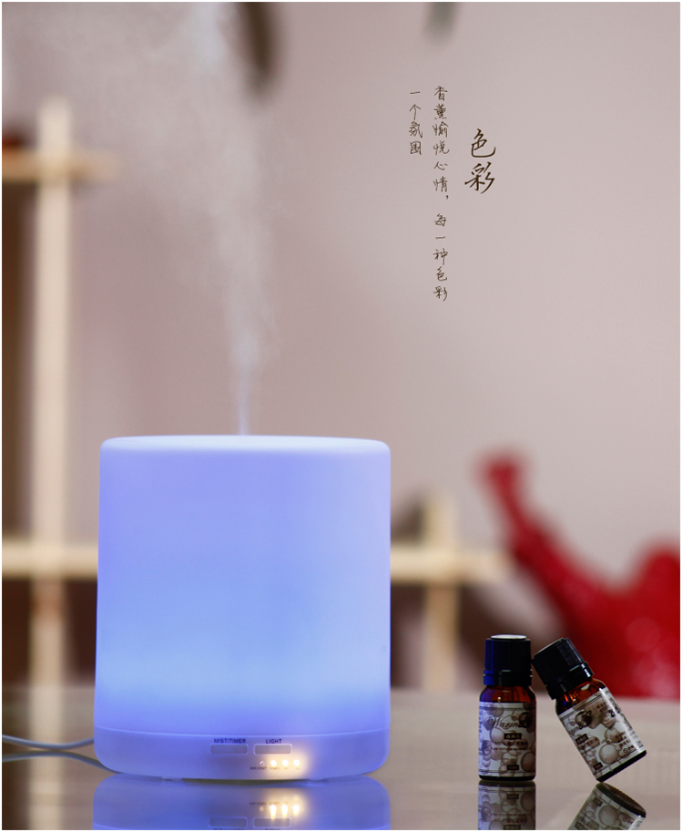 芳夕 超声波香薰机 香熏加湿器 电子香薰炉 插电香薰灯 精品礼品 014七彩