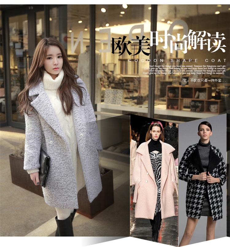 Mya Zi gross? 2015 autumn and winter coats new larger flip for long career commuter OL temperament pure color jacket female Korean gross? m White S picture version, prices, brand platters! The elections are supplied in the national character of distribution, so action, buy now enjoy more preferential! As soon as possible.