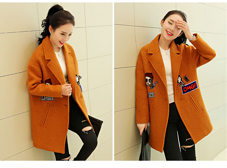 Elizabeth Bessie 2015 Fall Winter Korea long-sleeved Pullover wool coat girl in long?) windbreaker coats larger female Kim Lockhart pictures, prices of color L, brand platters! The elections are supplied in the national character of distribution, so action, buy now enjoy more preferential! As soon as possible.