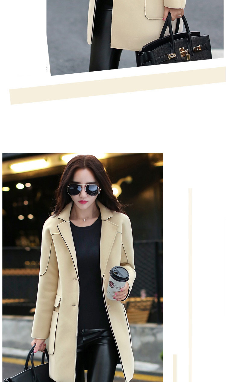 There can be new autumn and winter 2015 Korean version of long-sleeved casual jacket and Color M picture, prices, brand platters! The elections are supplied in the national character of distribution, so action, buy now enjoy more preferential! As soon as possible.